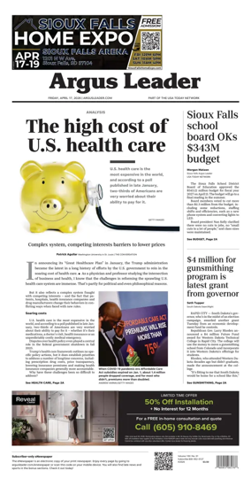 Cover of Argus Leader