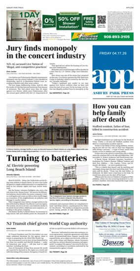 Cover of Asbury Park Press