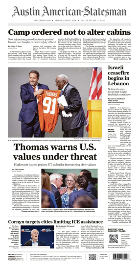 Cover of Austin American-Statesman