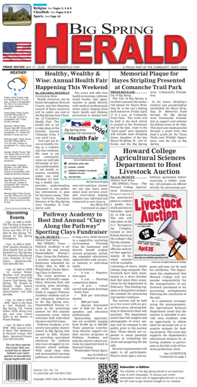 Cover of Big Spring Herald