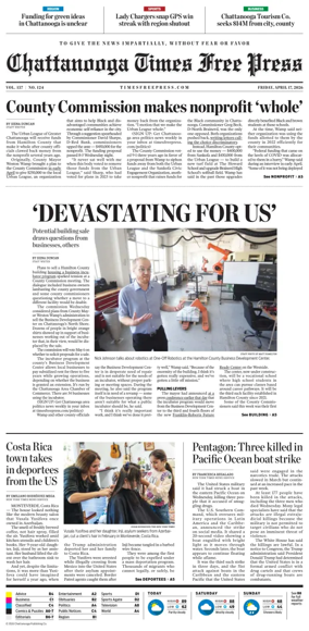 Cover of Chattanooga Times Free Press