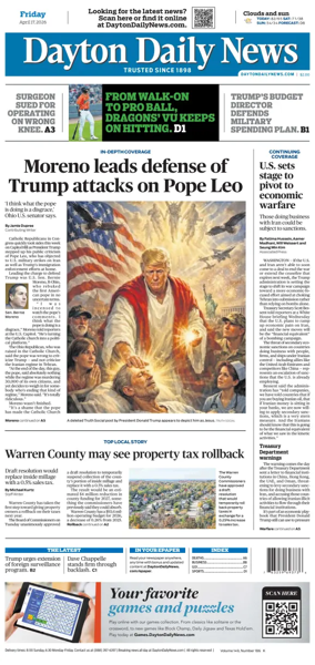 Cover of Dayton Daily News