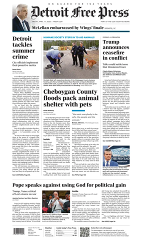 Cover of Detroit Free Press