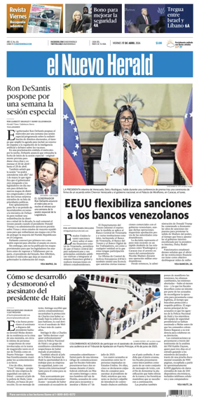 Cover of El Nuevo Herald