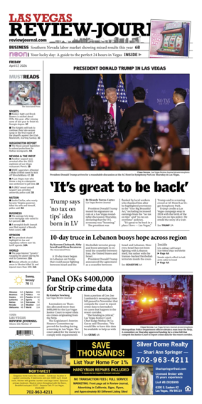 Cover of Las Vegas Review-Journal
