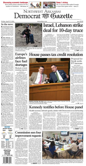 Cover of Northwest Arkansas Democrat-Gazette