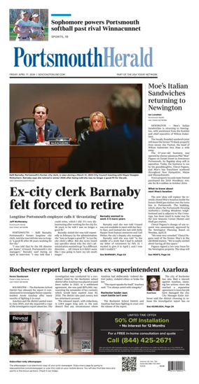 Cover of Portsmouth Herald