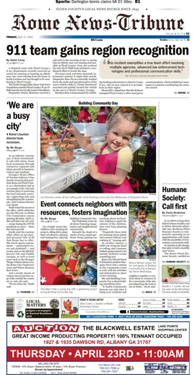 Cover of Rome News-Tribune