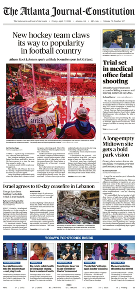 Cover of The Atlanta Journal-Constitution