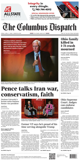 Cover of The Columbus Dispatch