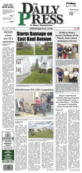 Cover of The Daily Press