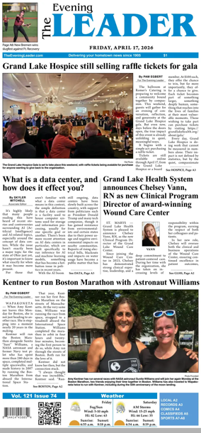 Cover of The Evening Leader