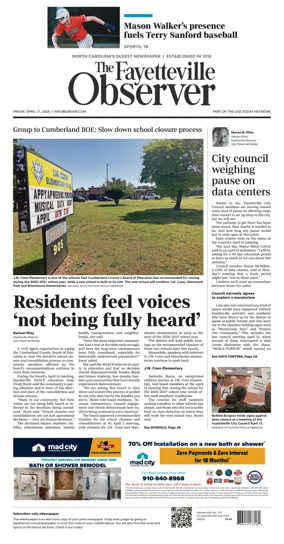 Cover of The Fayetteville Observer