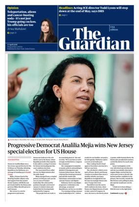 Cover of The Guardian (USA)