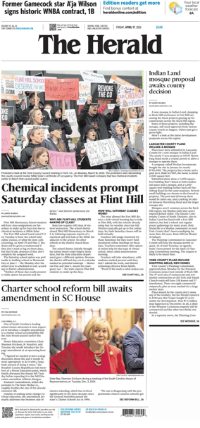 Cover of The Herald (Rock Hill)