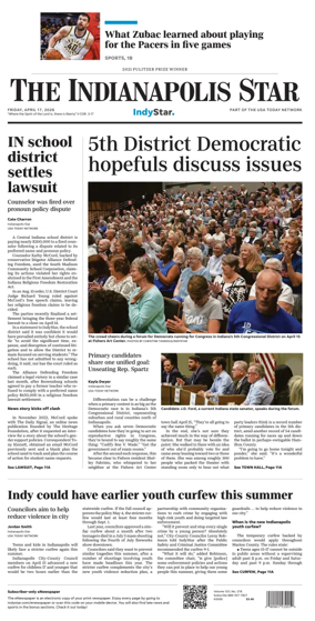 Cover of The Indianapolis Star