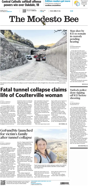 Cover of The Modesto Bee