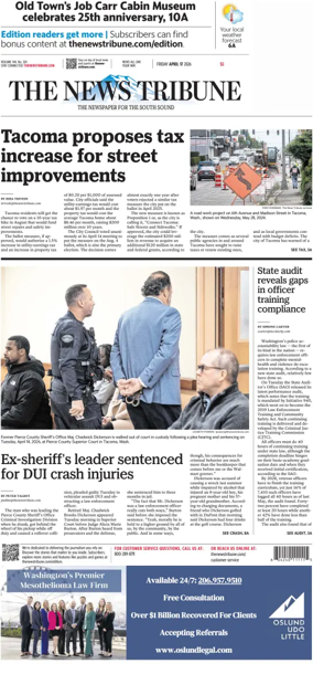 Cover of The News Tribune