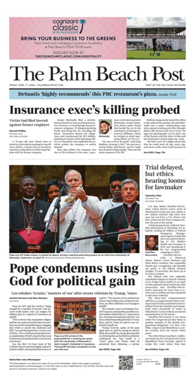 Cover of The Palm Beach Post