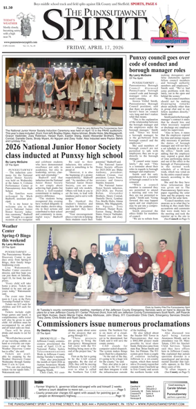 Cover of The Punxsutawney Spirit
