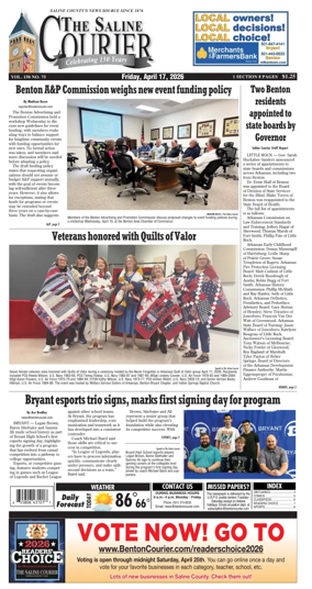 Cover of The Saline Courier