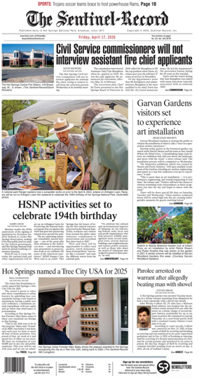 Cover of The Sentinel-Record