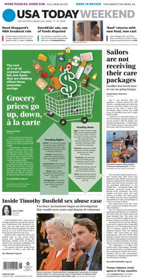 Cover of USA TODAY US Edition