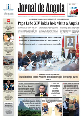 Cover of Jornal de Angola