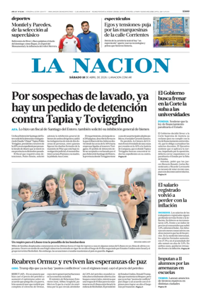 Cover of La Nacion