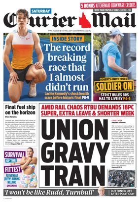 Cover of The Courier-Mail