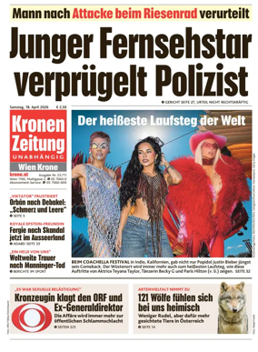 Cover of Kronen Zeitung