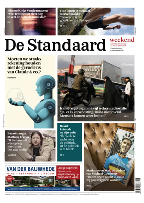 Cover of De Standaard
