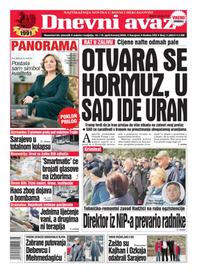 Cover of Dnevni avaz
