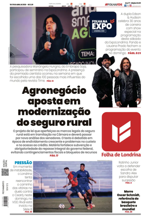 Cover of Folha de Londrina