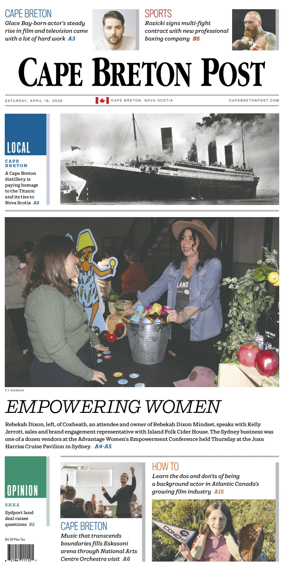Cover of Cape Breton Post