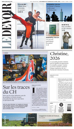Cover of Le Devoir