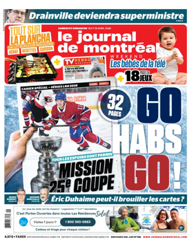 Cover of Le Journal de Montreal