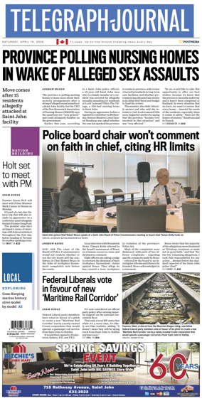 Cover of Telegraph-Journal