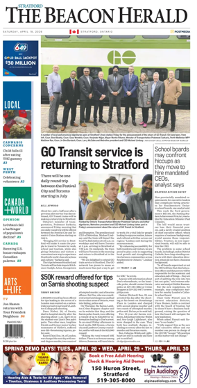 Cover of The Beacon Herald