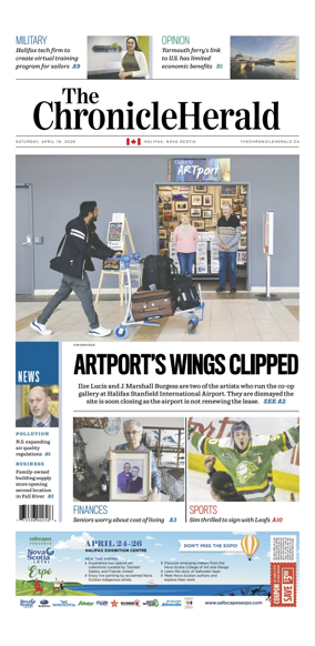 Cover of The Chronicle Herald (Provincial)