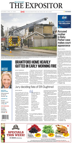 Cover of The Expositor (Brantford)