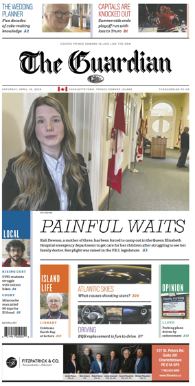 Cover of The Guardian (Charlottetown)