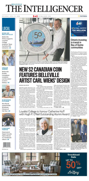 Cover of The Intelligencer (Belleville)