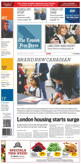 Cover of The London Free Press