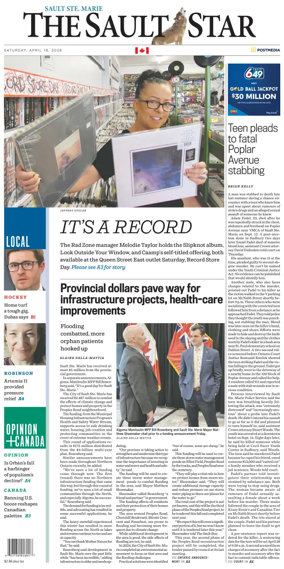 Cover of The Sault Star