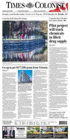 Cover of Times Colonist