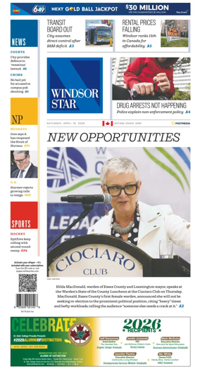 Cover of Windsor Star