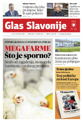 Cover of Glas Slavonije