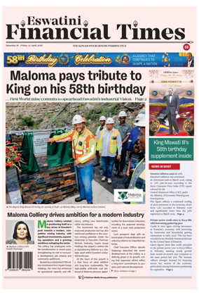 Cover of Eswatini Financial Times