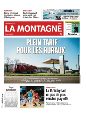 Cover of La Montagne (Vichy)